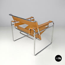 画像をギャラリービューアに読み込む, Light brown armchairs Wassily by Marcel Breuer for Gavina, 1970s