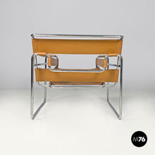 画像をギャラリービューアに読み込む, Light brown armchairs Wassily by Marcel Breuer for Gavina, 1970s