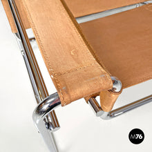 Load image into Gallery viewer, Brown fabric armchair Wassily or B3 by Marcel Breuer for Gavina, 1970s