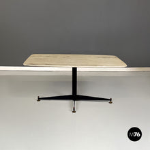 画像をギャラリービューアに読み込む, Coffee table with marble top, 1950s