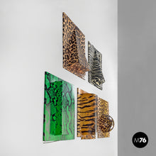 画像をギャラリービューアに読み込む, Zoo Geometrico wall decorations by Claudio Parmiggiani, 1970s