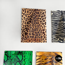 画像をギャラリービューアに読み込む, Zoo Geometrico wall decorations by Claudio Parmiggiani, 1970s