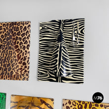 画像をギャラリービューアに読み込む, Zoo Geometrico wall decorations by Claudio Parmiggiani, 1970s