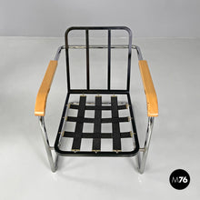 Load image into Gallery viewer, Blue tartan armchair 1435 by Werner Max Moser for Embru, 2000s