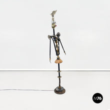 Load image into Gallery viewer, Sculptures and floor lamps in metal, glass and marble, 2000s
