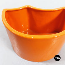 Load image into Gallery viewer, Orange ceramic vases, 1970s