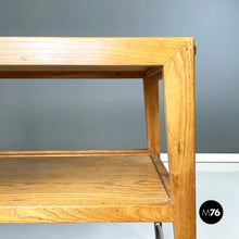 Load image into Gallery viewer, Wooden cart with two shelfs, 1960s