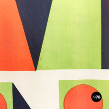 Load image into Gallery viewer, Wall print on fabric mod. Kakemono by Giulio Confalonieri, 1900-1950s