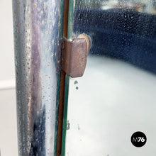 Load image into Gallery viewer, Metal floor mirror with 3 doors, 1980s