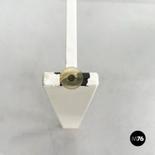 画像をギャラリービューアに読み込む, Square coffee table in glass, iron and marquinia marble, 1980s