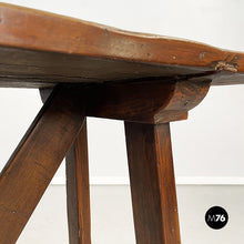 Load image into Gallery viewer, Wooden table fratino with a drawer, 1900s
