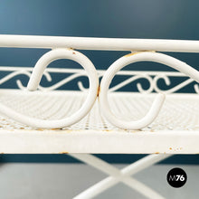 画像をギャラリービューアに読み込む, White iron garden cart, 1960s