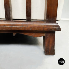 Load image into Gallery viewer, Wooden sofa with white fabric, 1940s