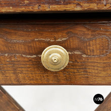 Load image into Gallery viewer, Wooden table fratino with a drawer, 1900s