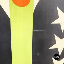 Load image into Gallery viewer, Wall print on fabric mod. Kakemono by Giulio Confalonieri, 1900-1950s