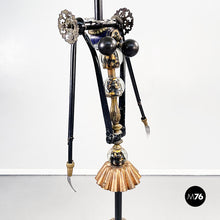 Load image into Gallery viewer, Sculptures and floor lamps in metal, glass and marble, 2000s