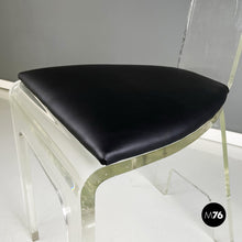 将图片加载到图库查看器,Chairs in thick plexiglass and black sky, 1980s