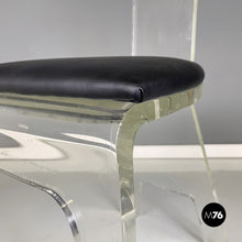 将图片加载到图库查看器,Chairs in thick plexiglass and black sky, 1980s