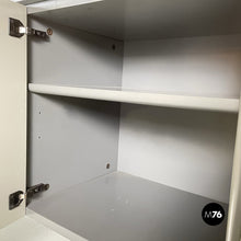 Load image into Gallery viewer, Sideboard in gray and white wood, 1980s