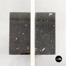 画像をギャラリービューアに読み込む, Square coffee table in glass, iron and marquinia marble, 1980s