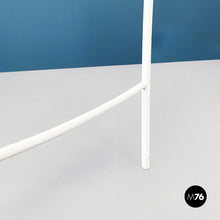 画像をギャラリービューアに読み込む, Garden table in white wrought iron and glass, 1960s