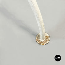 画像をギャラリービューアに読み込む, Garden chairs and table in white wrought iron, 1960s