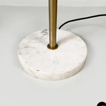 画像をギャラリービューアに読み込む, Floor lamp in plexiglass, marble and metal, 1970s