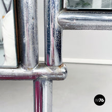 Load image into Gallery viewer, Metal floor mirror with 3 doors, 1980s