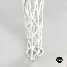 Load image into Gallery viewer, Outside coffee table in white tubular metal, 2000s