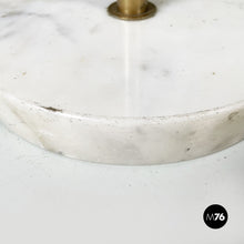 画像をギャラリービューアに読み込む, Floor lamp in plexiglass, marble and metal, 1970s