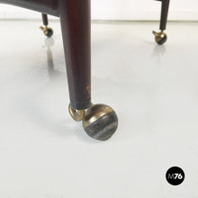 Load image into Gallery viewer, Wooden cart with sliding shelves, 1960s