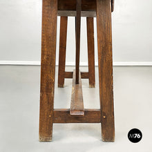 Load image into Gallery viewer, Wooden table fratino with a drawer, 1900s