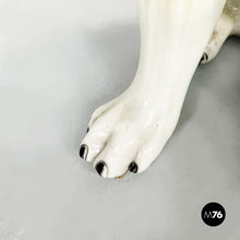 Load image into Gallery viewer, Sculpture of a sitting rough collie dog in ceramic, 1970s