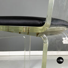 将图片加载到图库查看器,Chairs in thick plexiglass and black sky, 1980s