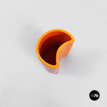 Load image into Gallery viewer, Orange ceramic vases, 1970s