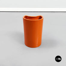 Load image into Gallery viewer, Orange ceramic vases, 1970s