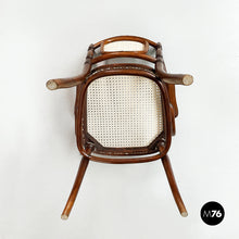 Load image into Gallery viewer, Chairs with straw and wood by Thonet, 1900s
