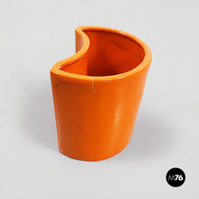 Load image into Gallery viewer, Orange ceramic vases, 1970s