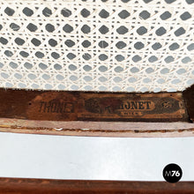 Load image into Gallery viewer, Chairs with straw and wood by Thonet, 1900s