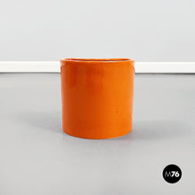 Load image into Gallery viewer, Orange ceramic vases, 1970s