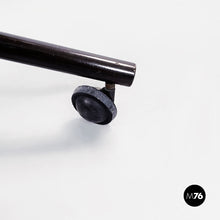 Load image into Gallery viewer, Armchair in black leather, 1970s