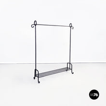 将图片加载到图库查看器,Coat stand in black metal, 1990s