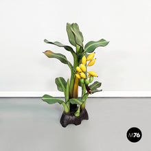 Load image into Gallery viewer, Wooden sculpture of a banana plant, 1950s