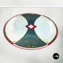Load image into Gallery viewer, Very large round short pile carpet, 1980s