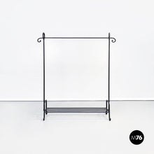 将图片加载到图库查看器,Coat stand in black metal, 1990s