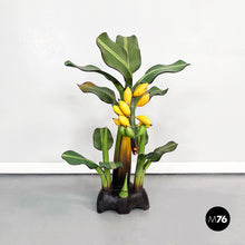 Load image into Gallery viewer, Wooden sculpture of a banana plant, 1950s