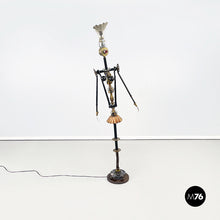 Load image into Gallery viewer, Sculptures and floor lamps in metal, glass and marble, 2000s