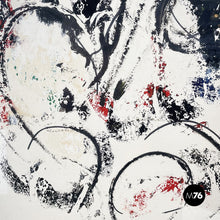 Load image into Gallery viewer, Abstract mixed media painting on paper, 1972