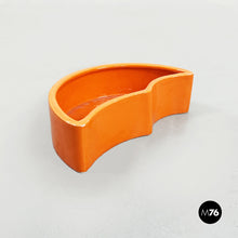 Load image into Gallery viewer, Orange ceramic vases, 1970s