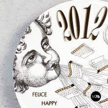 Load image into Gallery viewer, Wall calendar plate 2012 by Fornasetti, 2012